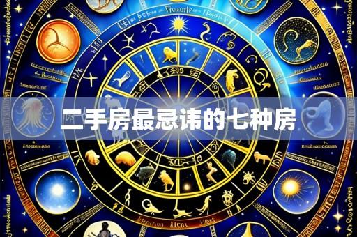 二手房最忌讳的七种房