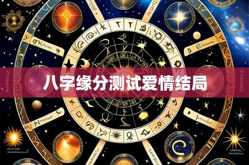 八字缘分测试爱情结局