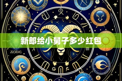 新郎给小舅子多少红包