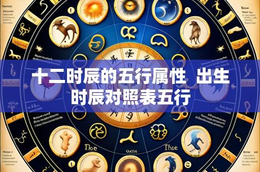 十二时辰的五行属性  出生时辰对照表五行