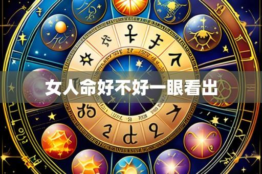 女人命好不好一眼看出