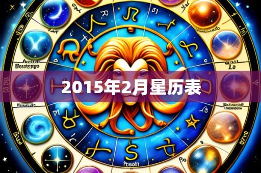 2015年2月星历表