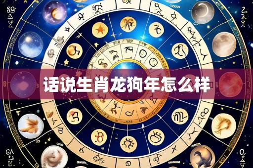 话说生肖龙狗年怎么样