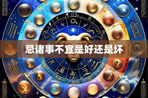 忌诸事不宜是好还是坏