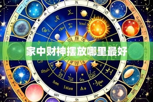 家中财神摆放哪里最好