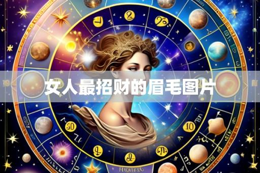 女人最招财的眉毛图片