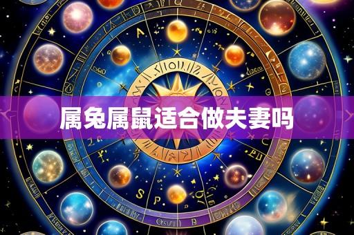 属兔属鼠适合做夫妻吗