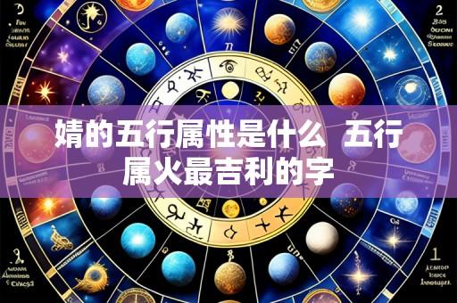 婧的五行属性是什么  五行属火最吉利的字