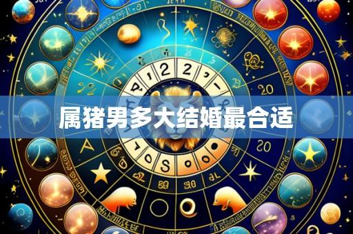 属猪男多大结婚最合适