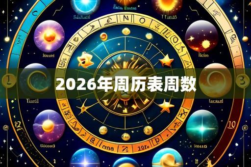 2026年周历表周数