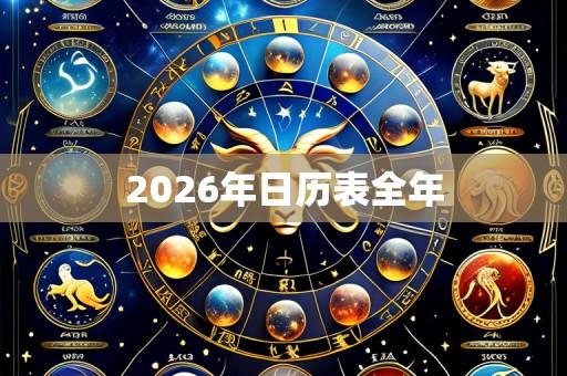 2026年日历表全年