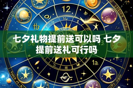七夕礼物提前送可以吗 七夕提前送礼可行吗