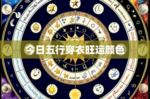 今日五行穿衣旺运颜色