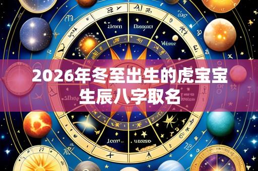 2026年冬至出生的虎宝宝生辰八字取名