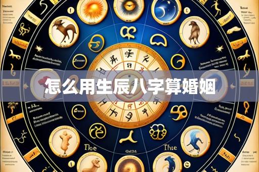 怎么用生辰八字算婚姻