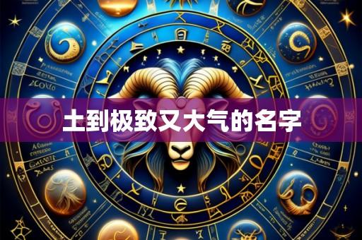 土到极致又大气的名字