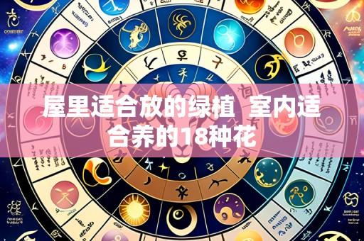 屋里适合放的绿植 室内适合养的18种花