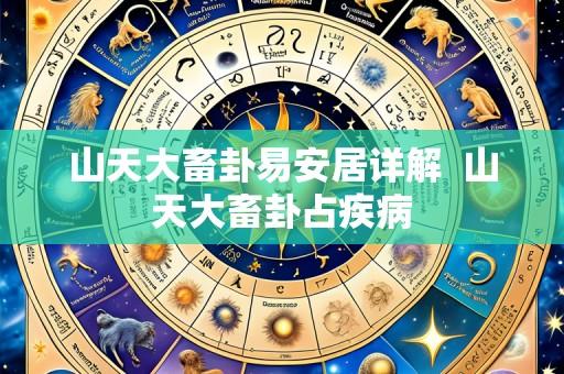 山天大畜卦易安居详解 山天大畜卦占疾病