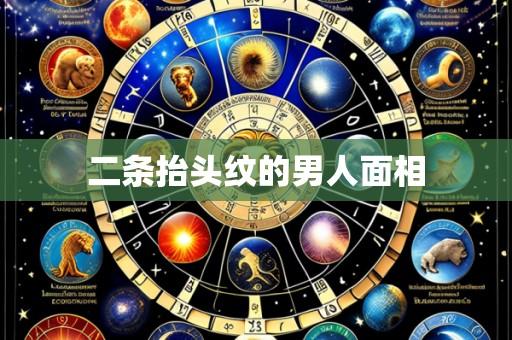 二条抬头纹的男人面相