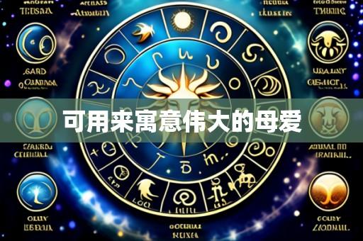 可用来寓意伟大的母爱