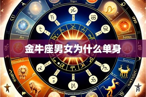金牛座男女为什么单身