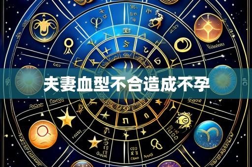 夫妻血型不合造成不孕