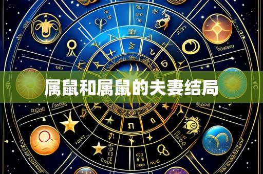属鼠和属鼠的夫妻结局