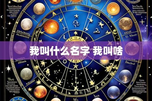 我叫什么名字 我叫啥
