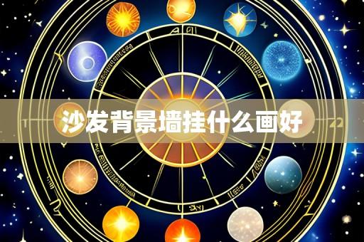 沙发背景墙挂什么画好