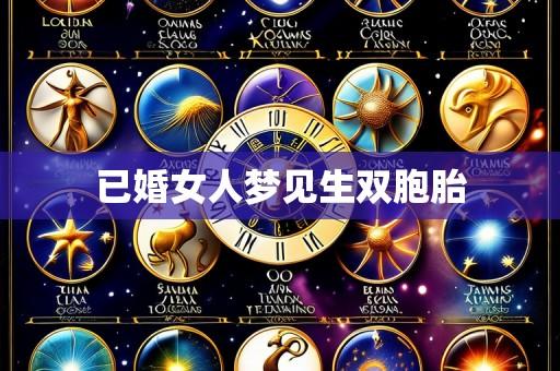 已婚女人梦见生双胞胎