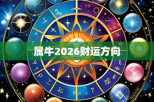属牛2026财运方向