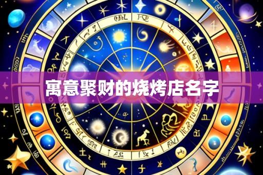 寓意聚财的烧烤店名字