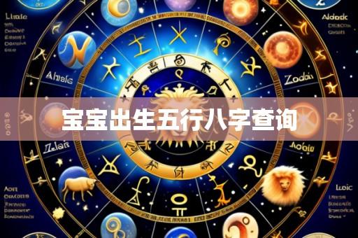 宝宝出生五行八字查询