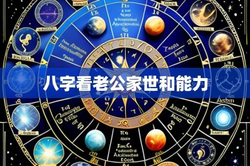 八字看老公家世和能力