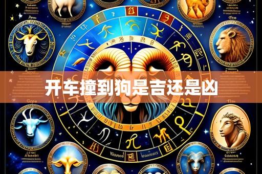 开车撞到狗是吉还是凶