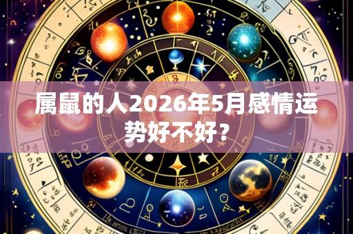 属鼠的人2026年5月感情运势好不好?