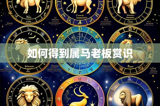 如何得到属马老板赏识