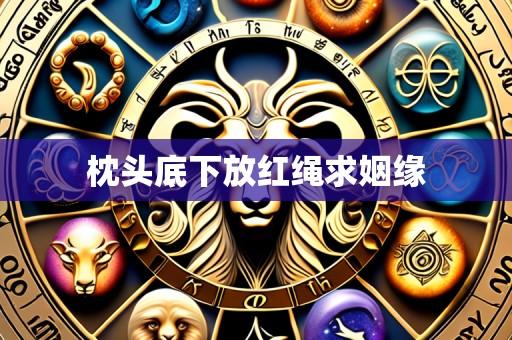 枕头底下放红绳求姻缘