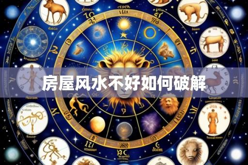 房屋风水不好如何破解