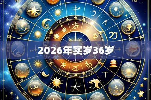 2026年实岁36岁