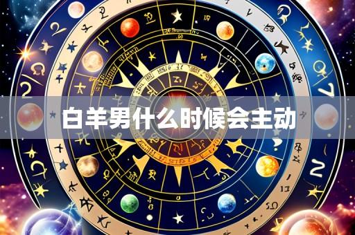 白羊男什么时候会主动