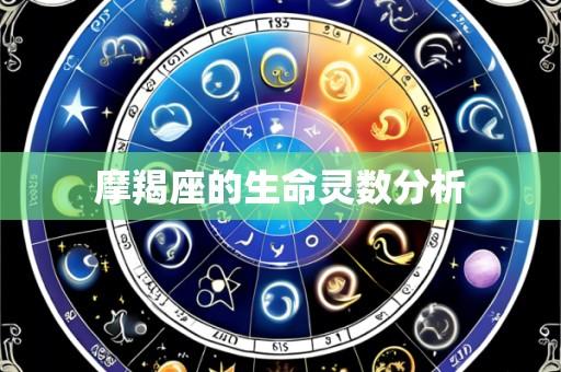 摩羯座的生命灵数分析