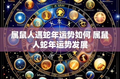 属鼠人遇蛇年运势如何 属鼠人蛇年运势发展