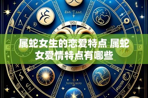 属蛇女生的恋爱特点 属蛇女爱情特点有哪些