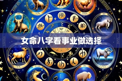 女命八字看事业做选择