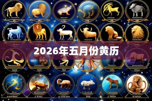 2026年五月份黄历