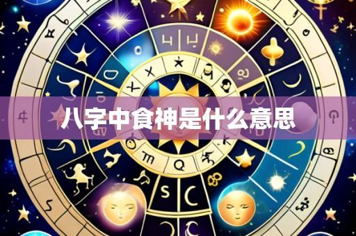八字中食神是什么意思