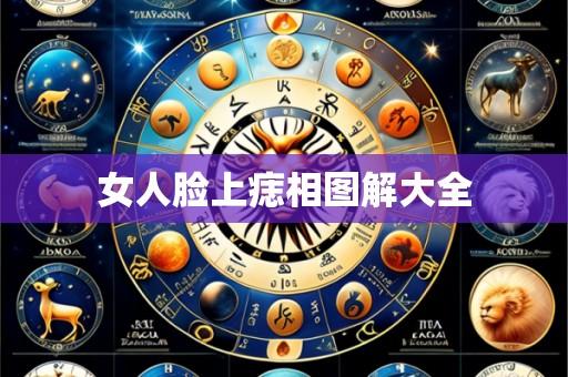 女人脸上痣相图解大全
