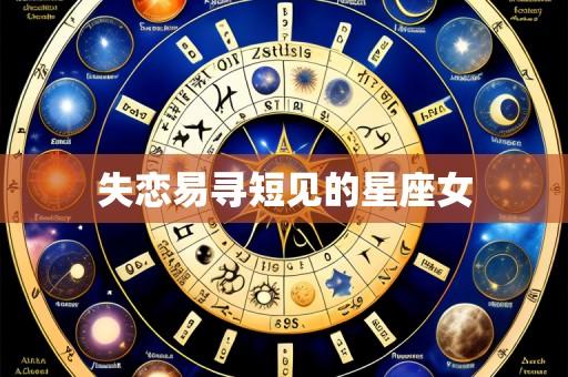 失恋易寻短见的星座女