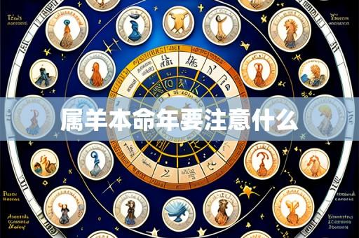 属羊本命年要注意什么